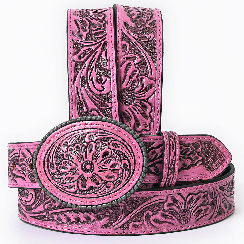 Beautifully hand tooled Genuine American Leather Belt Men and Women