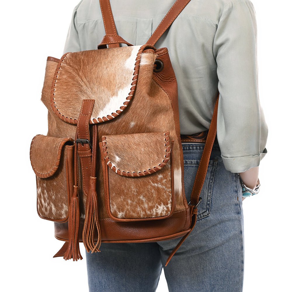 American Darling Backpack Hair-On Genuine Leather women bag western handbag purse