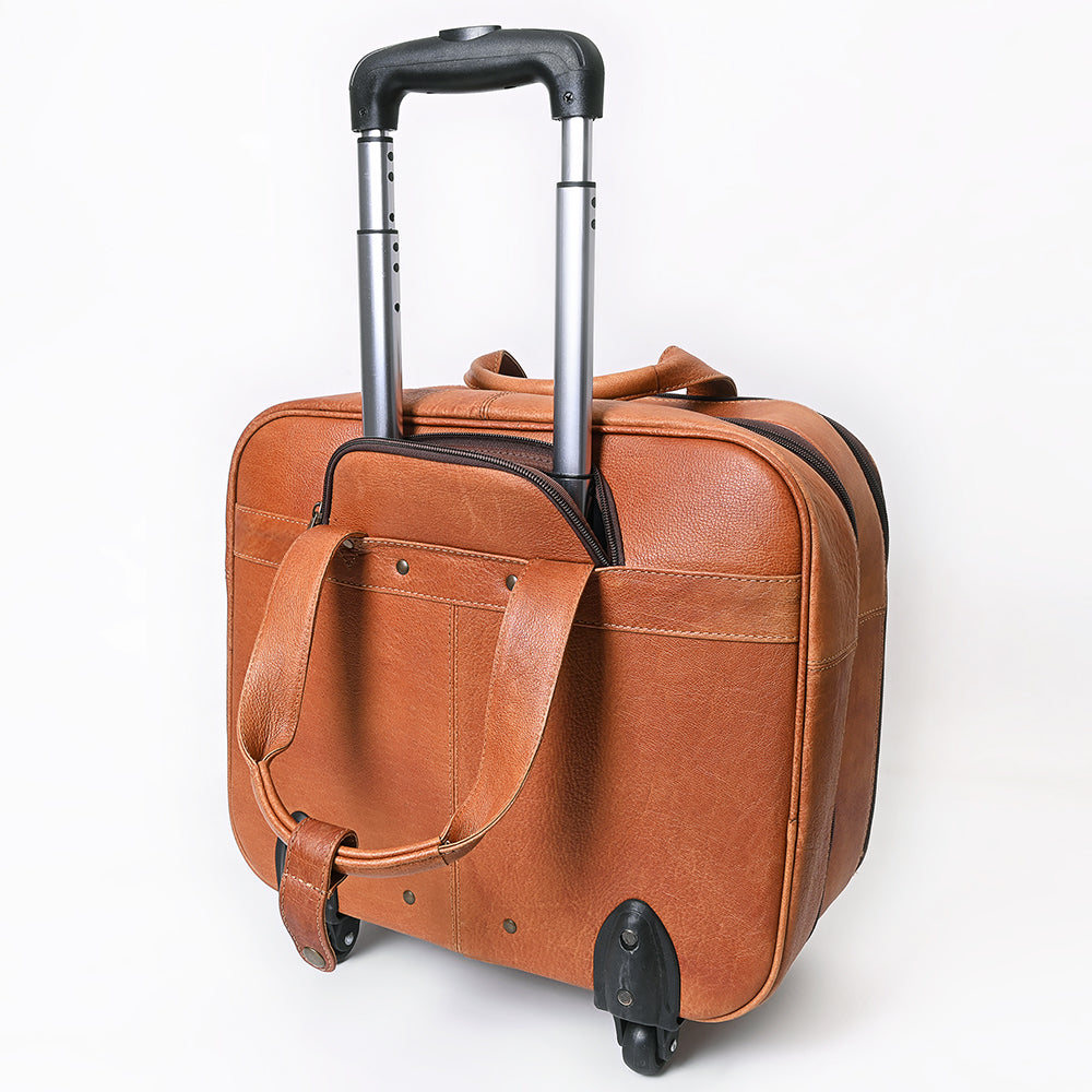 American Darling Travel Case Beautifully Hand Tooled Genuine Leather women bag western handbag purse