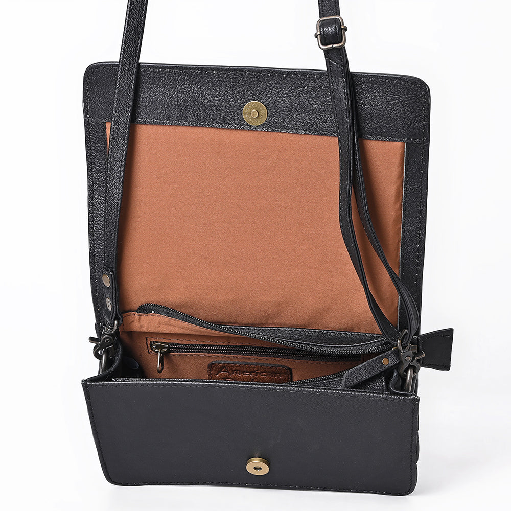 ADBG1673 Organiser Hand Tooled Genuine Western Leather Women Bag