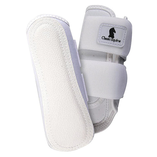 Small Classic Equine Airwave Splint Breathable Horse Leg Boots Pair White