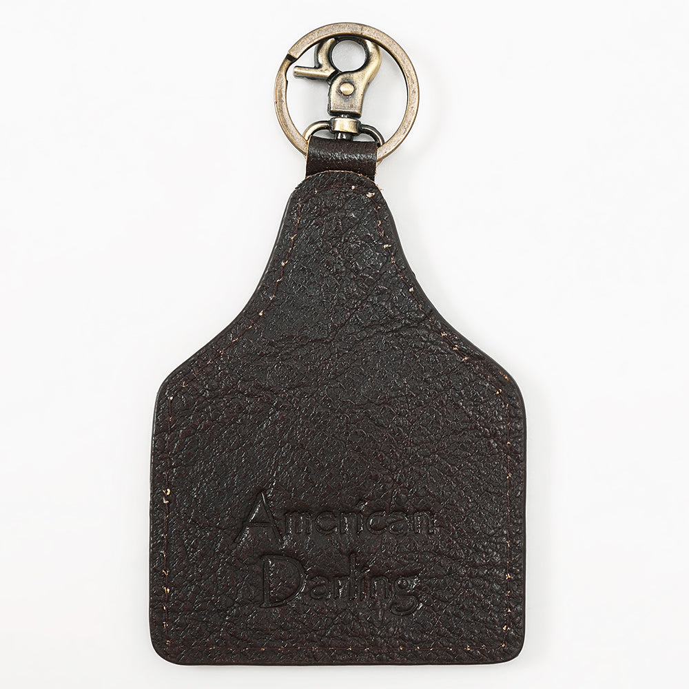 American Darling ADKRM139 Hair On Genuine Leather Keyring