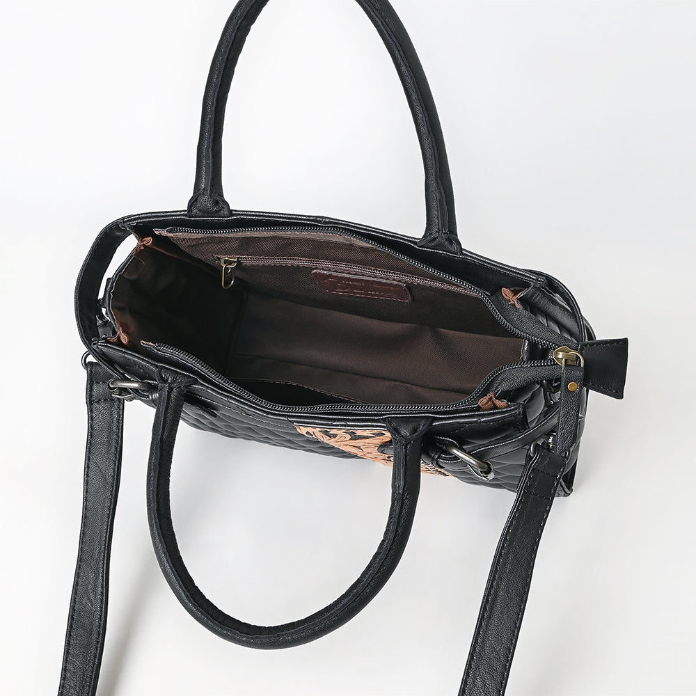 American Darling Tote Hand Tooled Genuine Leather Women Bag Western Handbag Purs