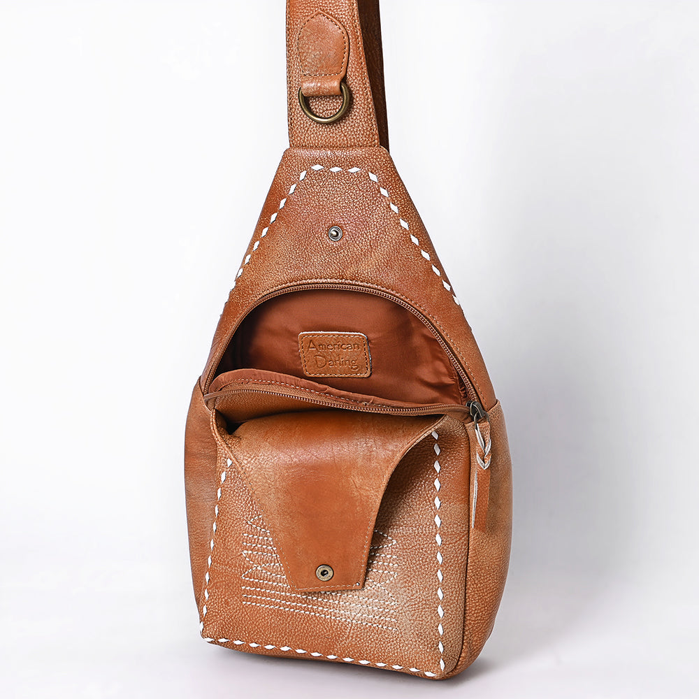 American Darling Sling Genuine Leather Women Bag Western Handbag |