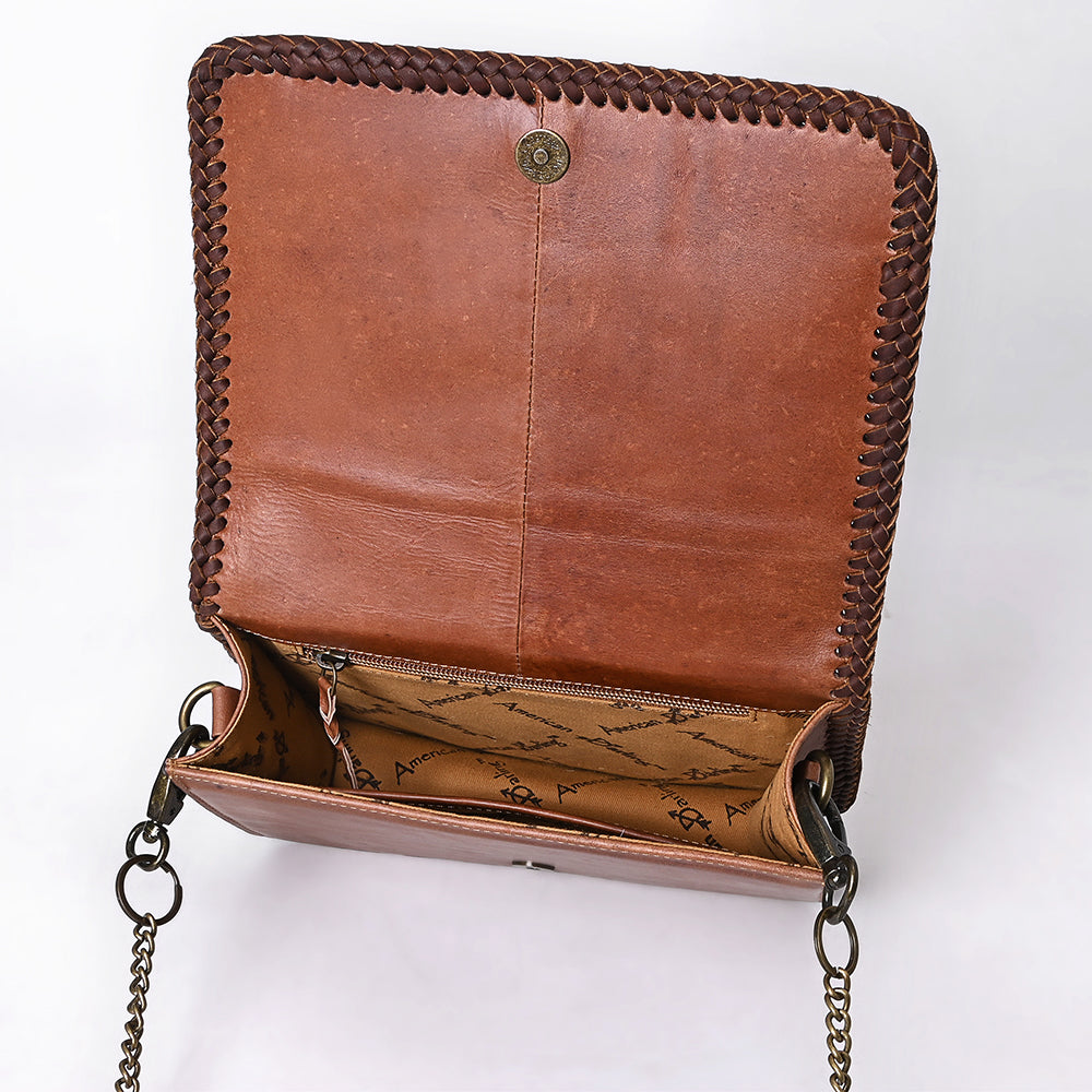 American Darling Clutch Hair-On Genuine Leather Women Bag Western Handbag Purse