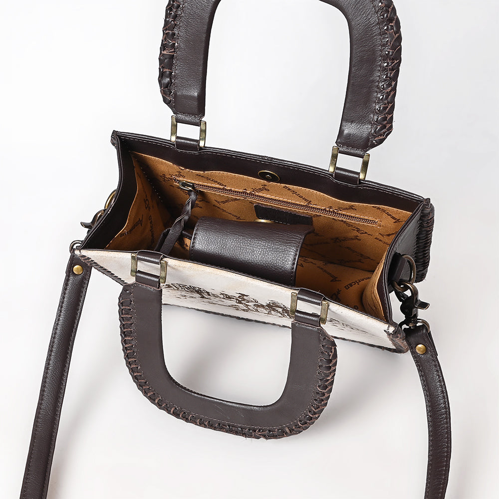 American Darling Crossbody Hair-On Genuine Leather Women Bag Western Handbag Purse