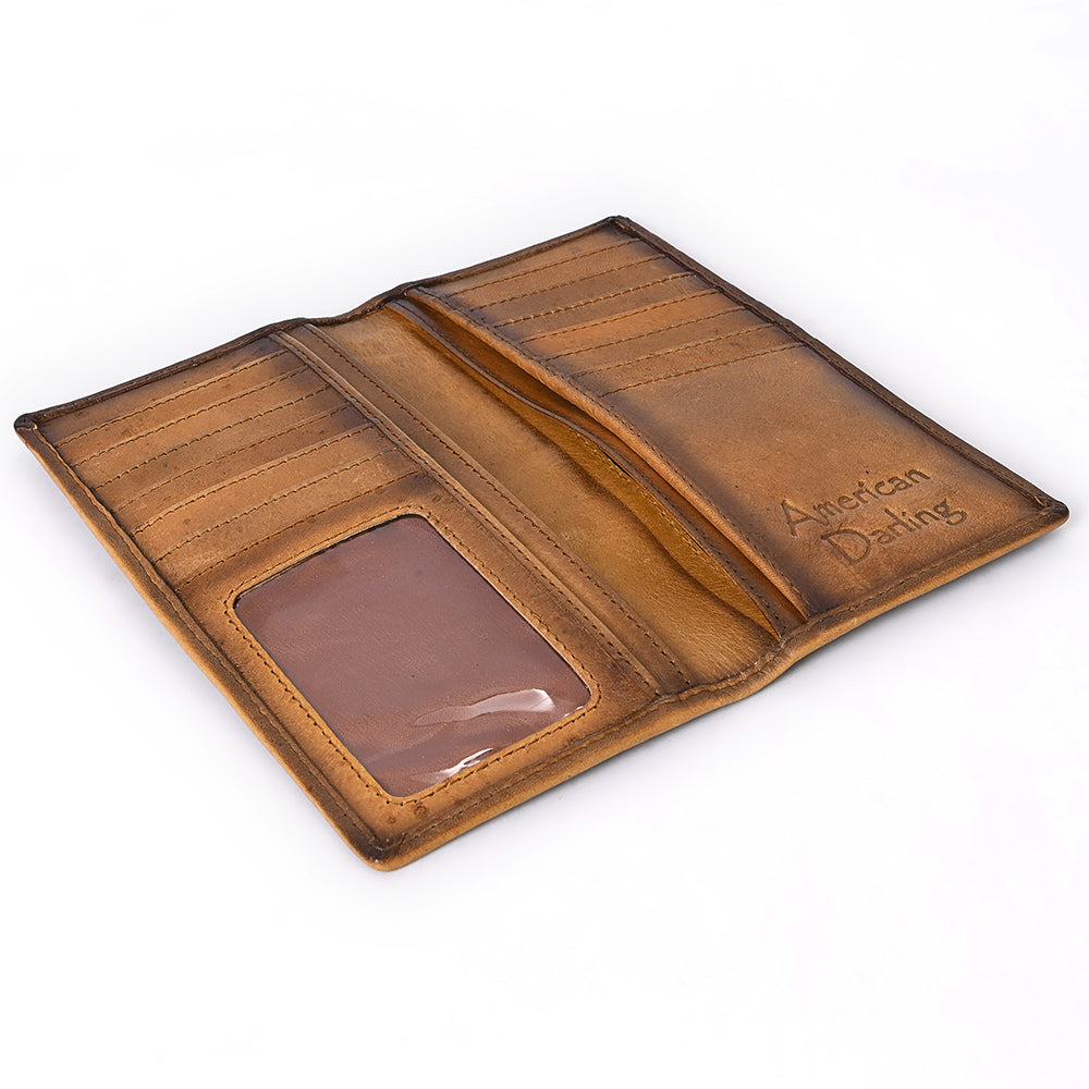 American Darling Wallet Genuine Leather Rodeo Wallet For Men & Women Unisex Purse |