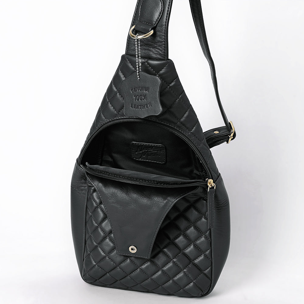 Never Mind Sling Genuine Leather Women Bag Western Handbag Purse