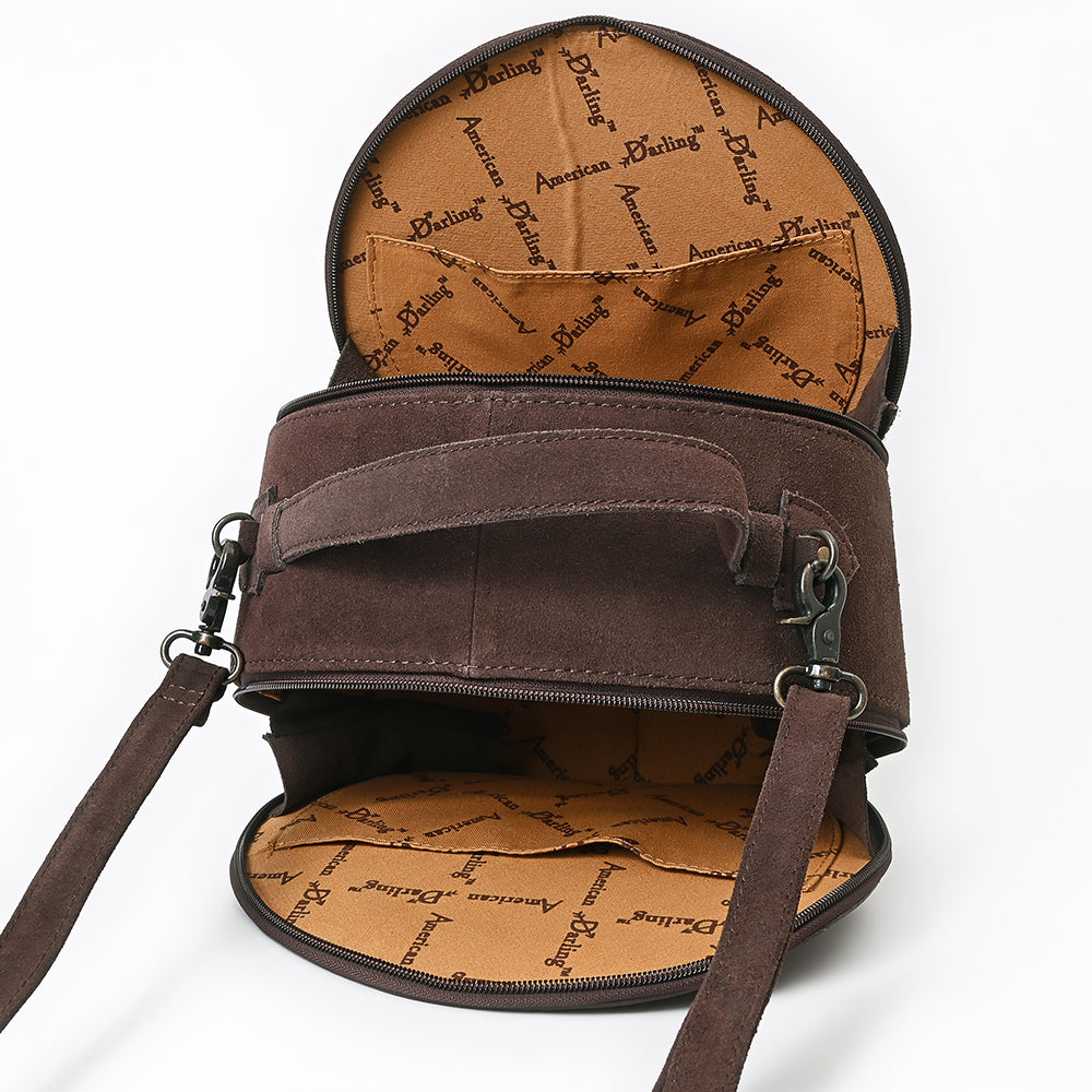 American Darling Canteen Bag Beautifully Suede Leather women bag Handbag