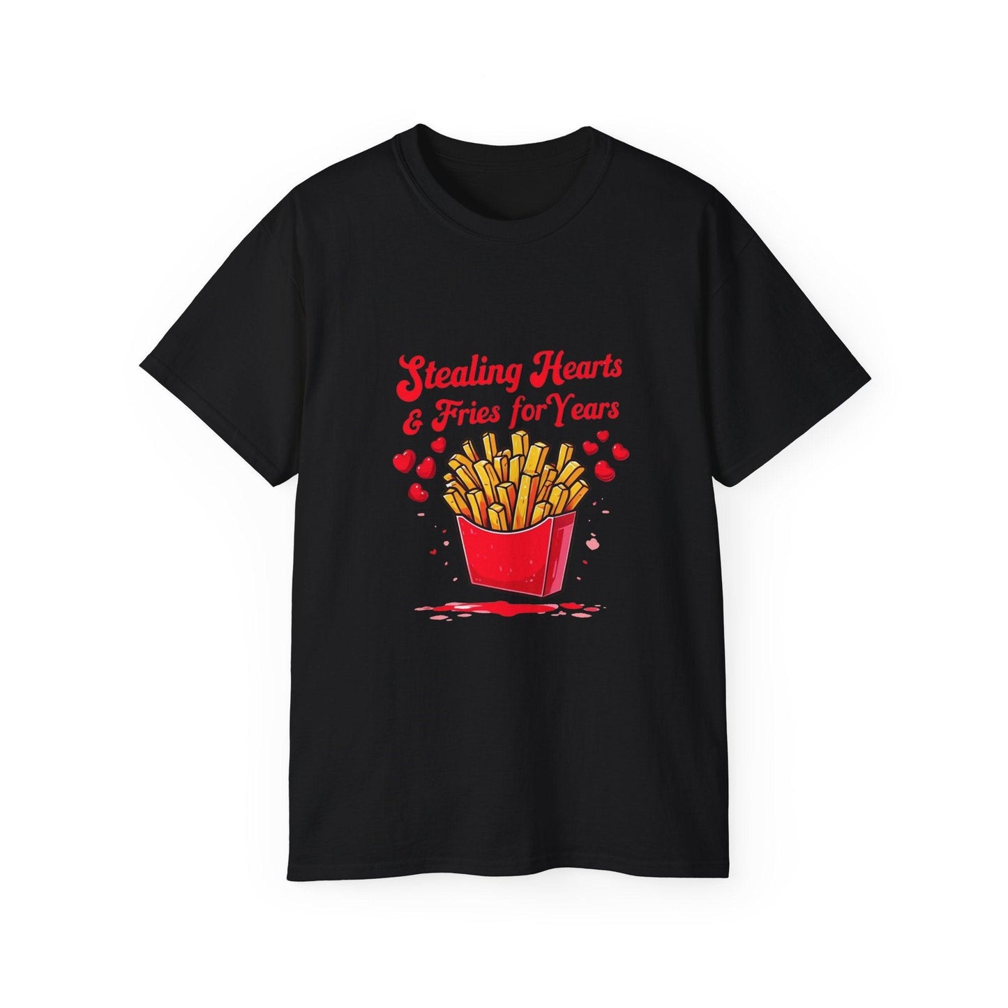 Stealing Hearts and Fries Unisex Ultra Cotton Tee