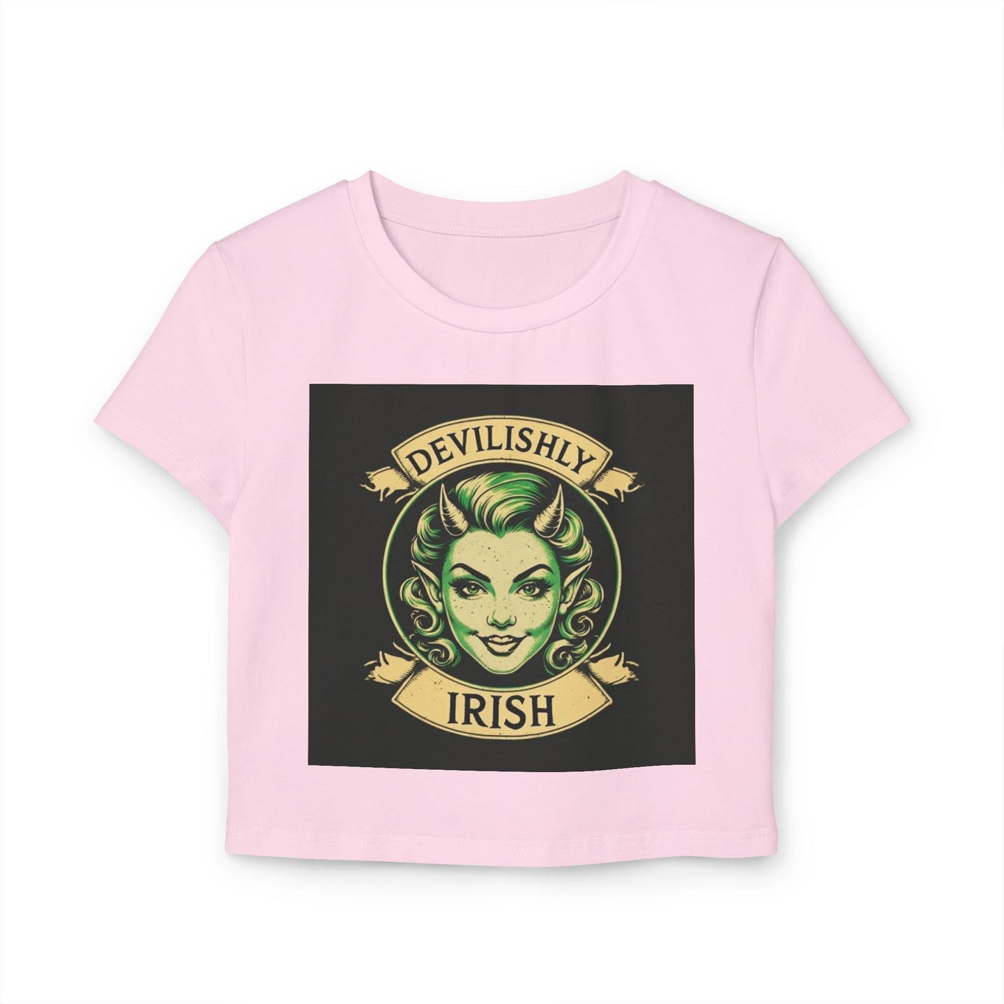 St Patricks Day Baby Tee Devilishly Irish