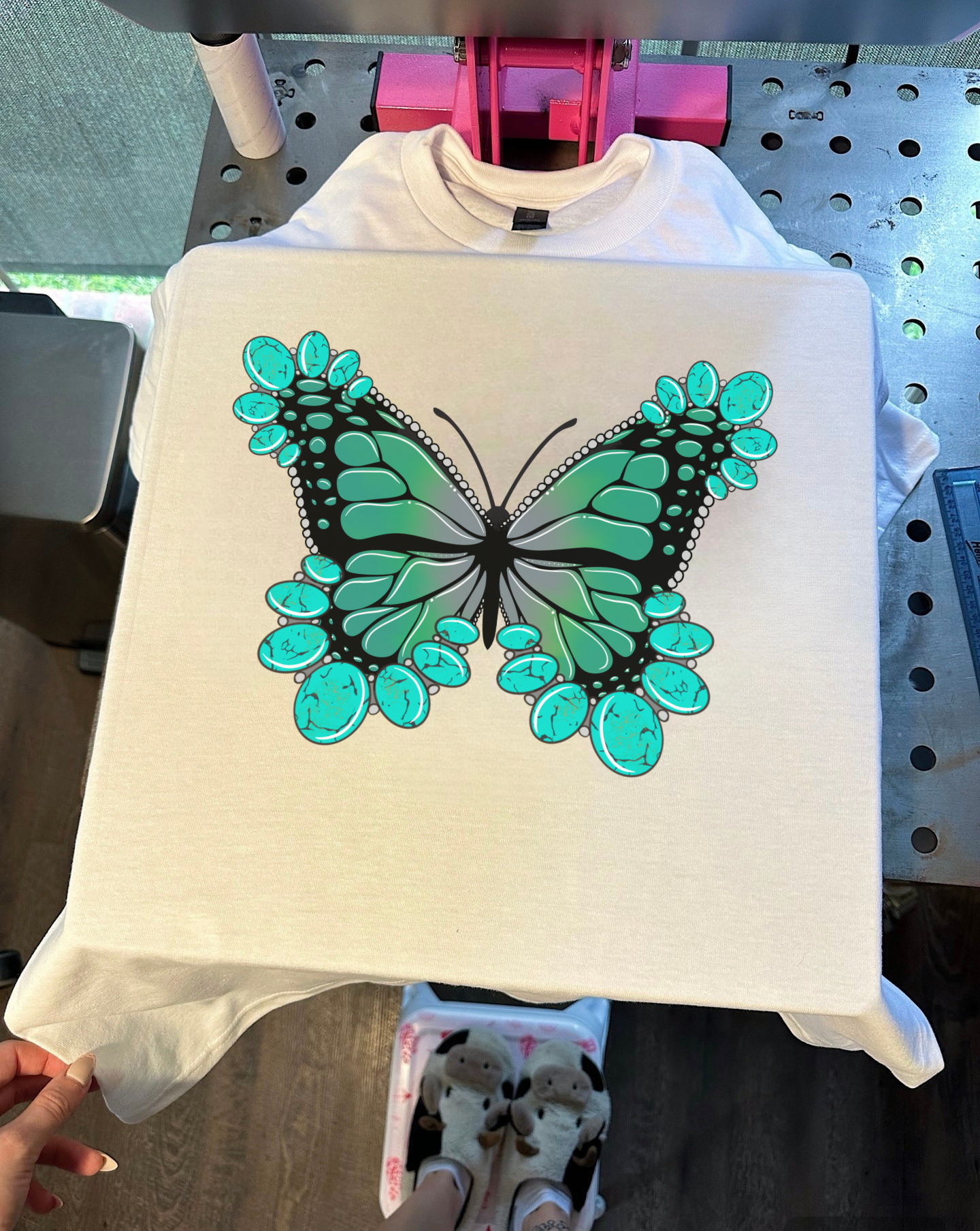 Western Butterfly TEE or CREWNECK