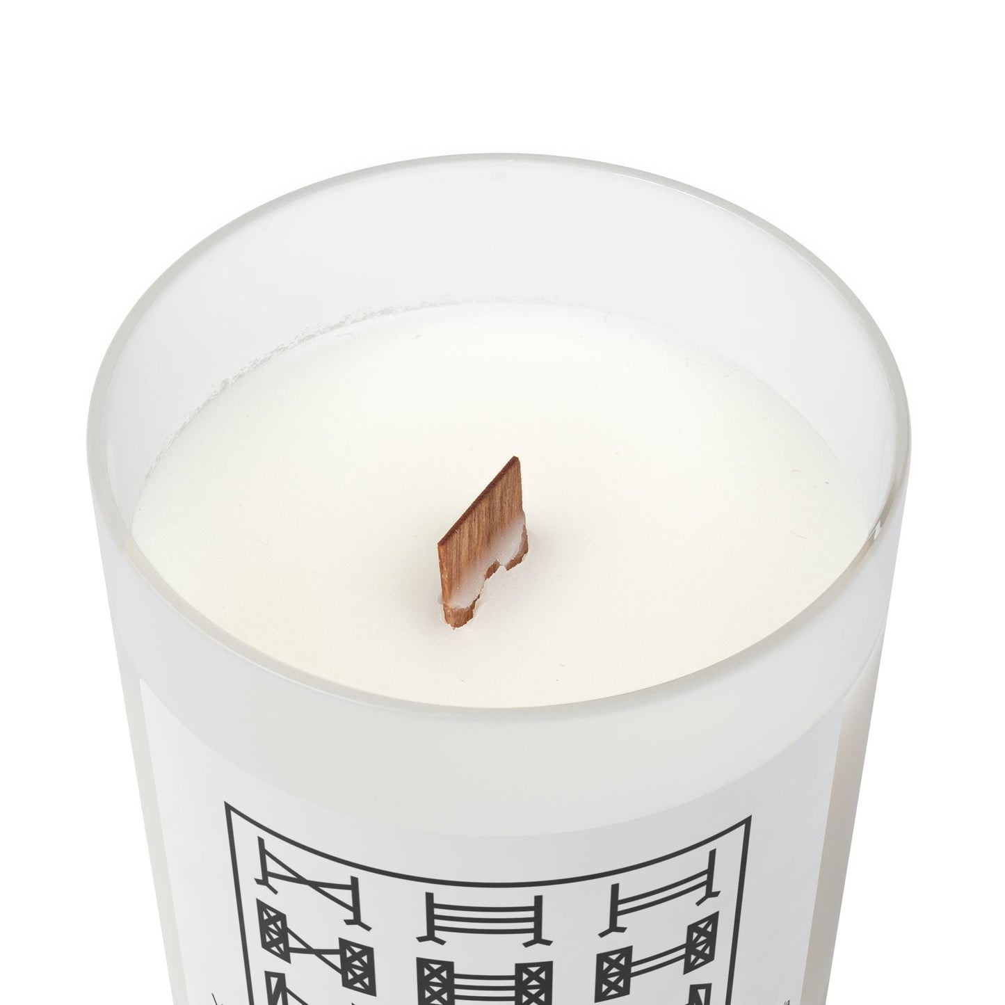 Frosted Glass Candle, 11oz - Escalated Quickly