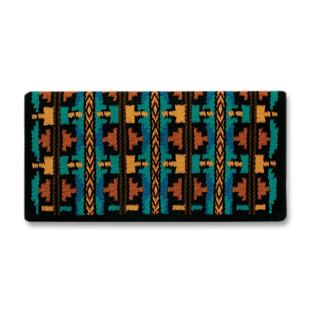 1464-13 Broken Arrow 38X34 NEW ZEALAND WOOL SADDLE BLANKET