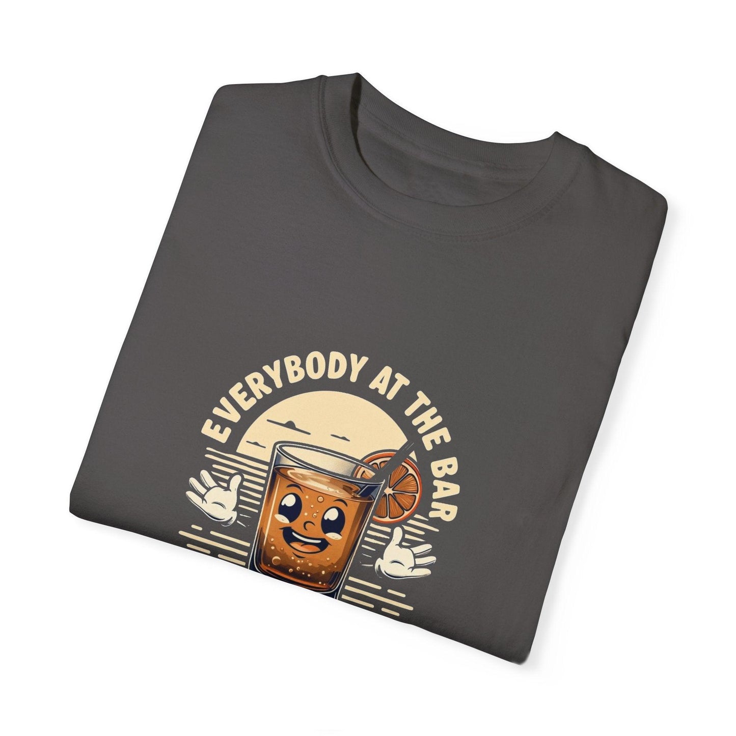 Everybody at the Bar Gettin Tipsy Unisex Garment-Dyed T-Shirt