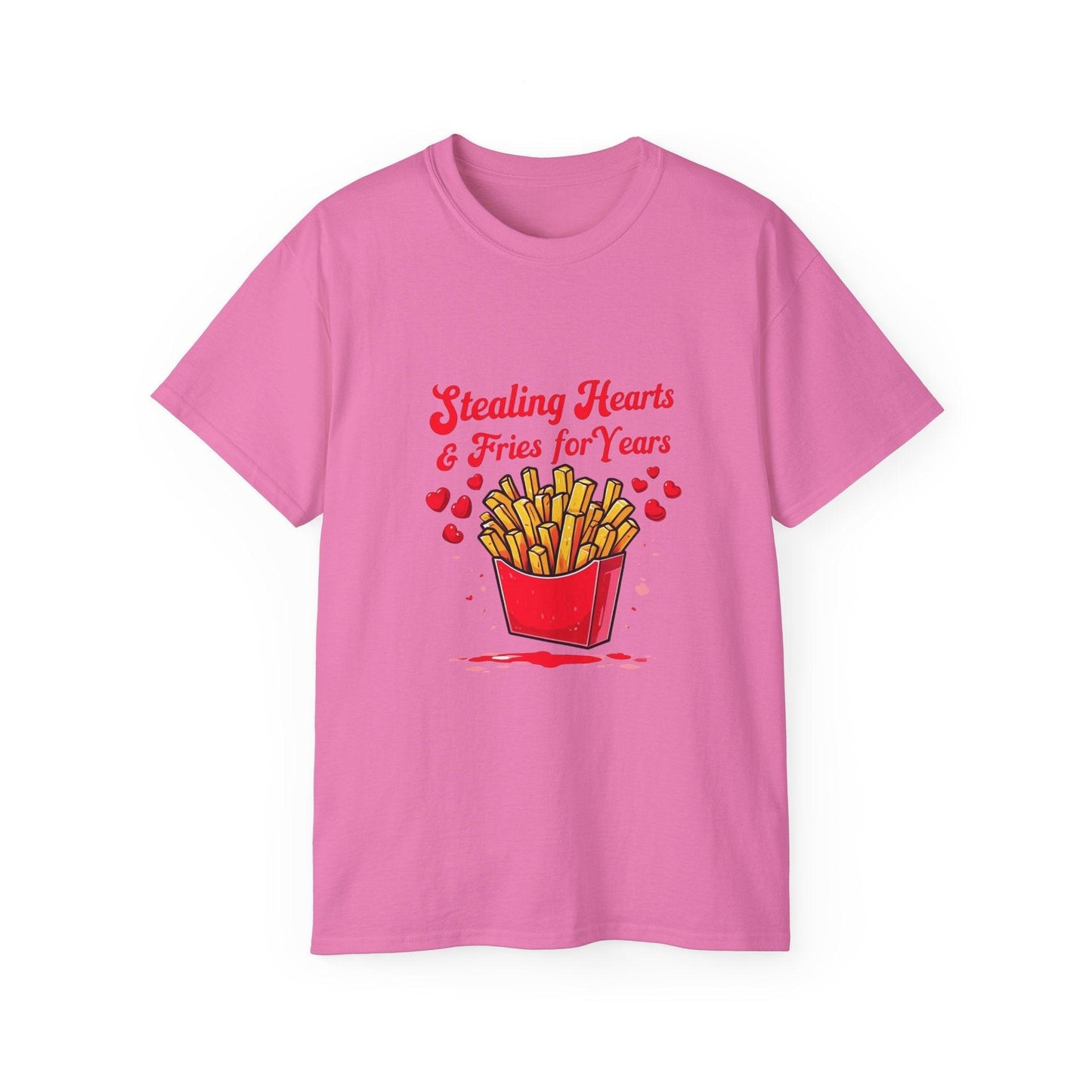 Stealing Hearts and Fries Unisex Ultra Cotton Tee