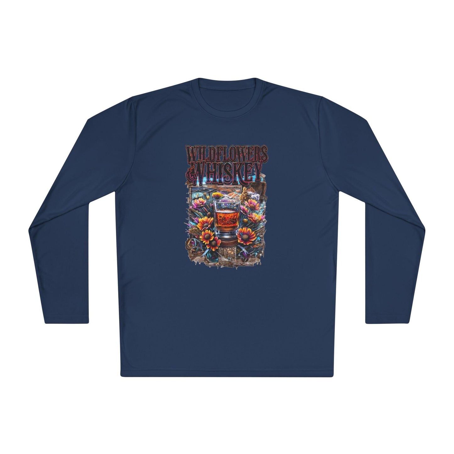 Wildflowers and Whiskey Lightweight Long Sleeve Tee