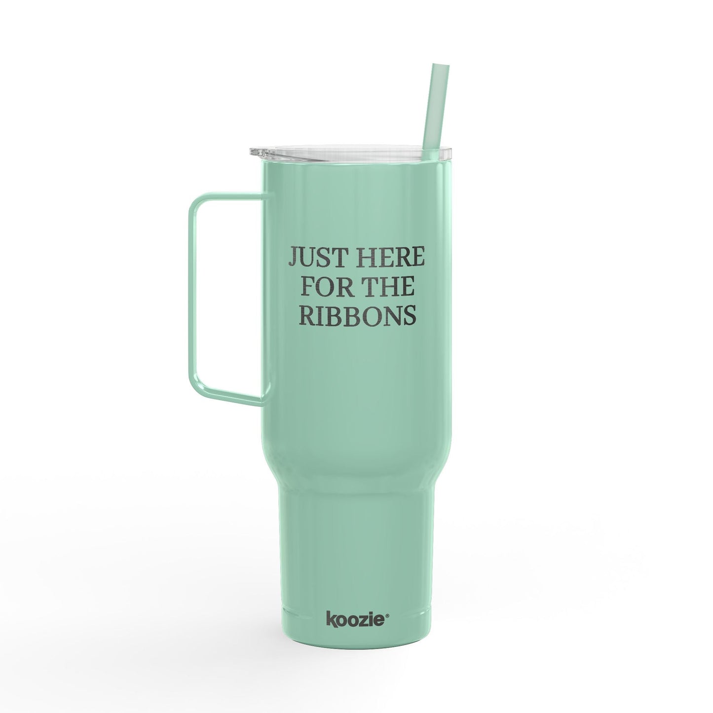 Insulated Tumbler with Lid, 40oz (Engraving) - Here For The Ribbons