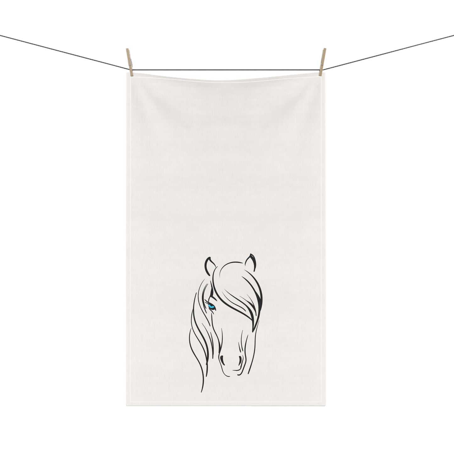 Elegant Horse Tea Towels, Farmhouse Kitchen Decor, Animal Lover Gift, Boho Home Accessories, Elegant Equine Kitchen Towels, Unique Horse Art