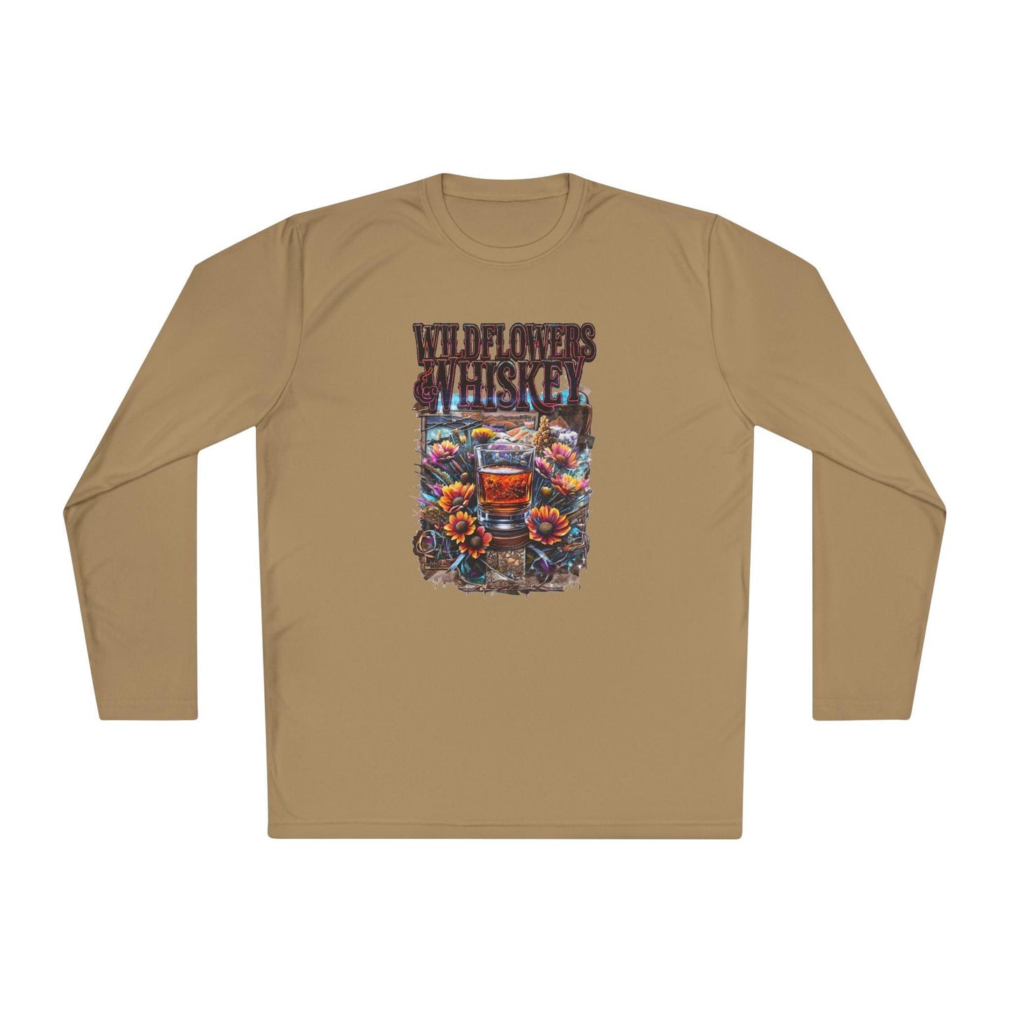 Wildflowers and Whiskey Lightweight Long Sleeve Tee