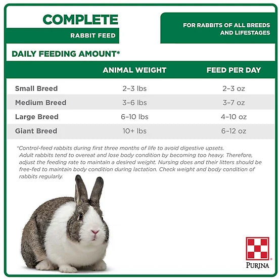 Purina Rabbit Complete 16% 25 lbs