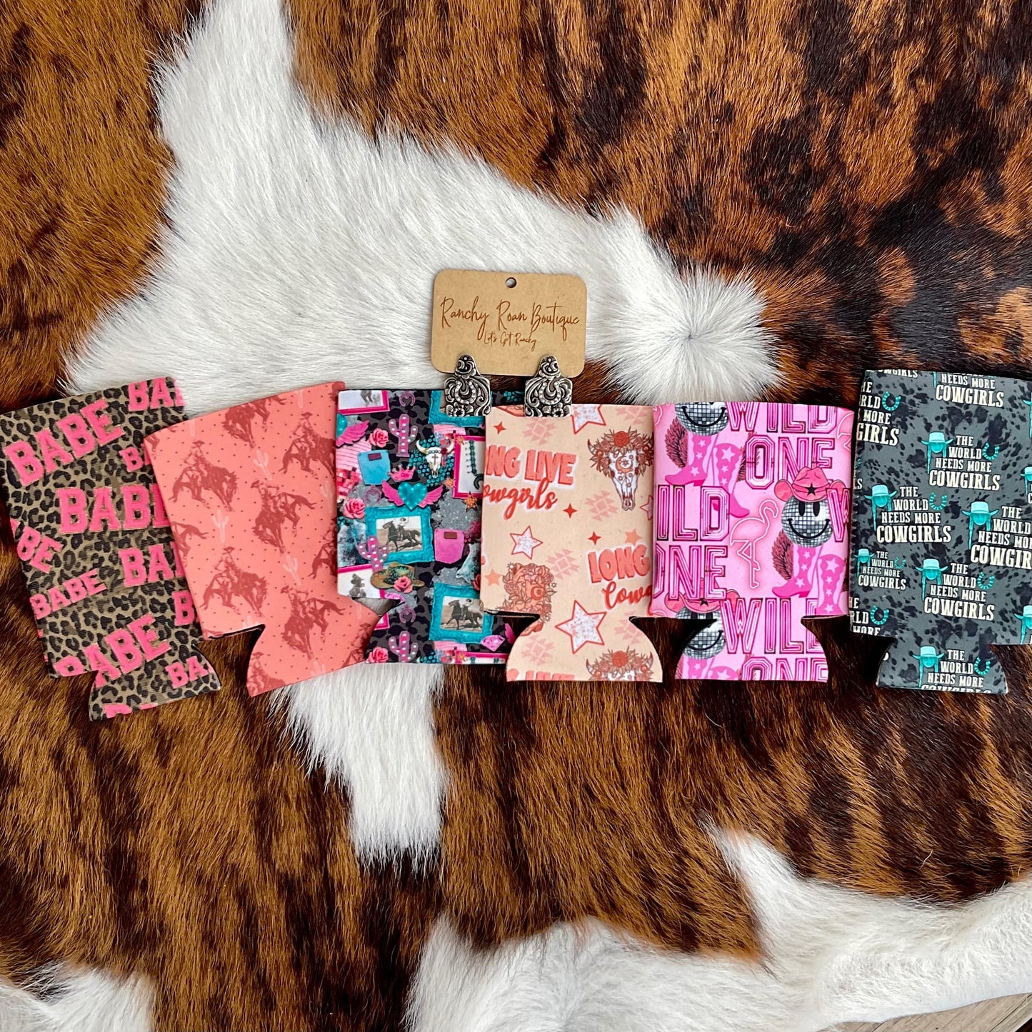 Western Rowdy Country Koozie