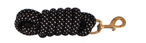 BLK NYLON PRO BRAIDED LEAD ROPE 7'