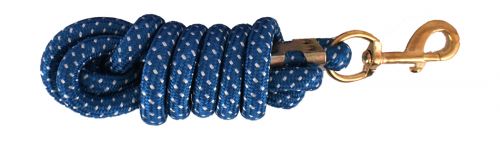 ROYAL BLUE NYLON PRO BRAIDED LEAD ROPE 7'