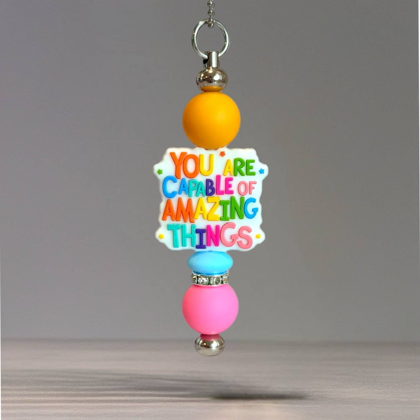 You are Capable Bar Charm - Tumbler Handle Charm