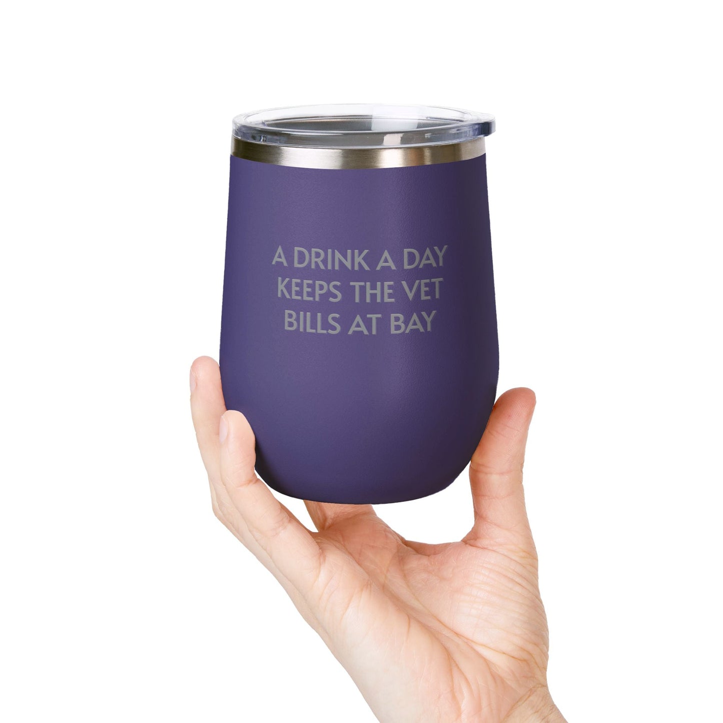 Wine Tumbler, 12oz - A Drink A Day