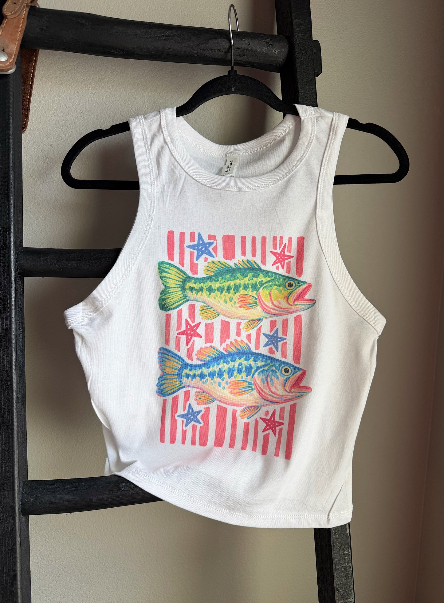 Preppy Fish Cropped Tank