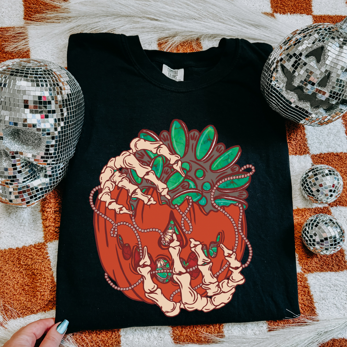 Skelly Pumpkin Tee