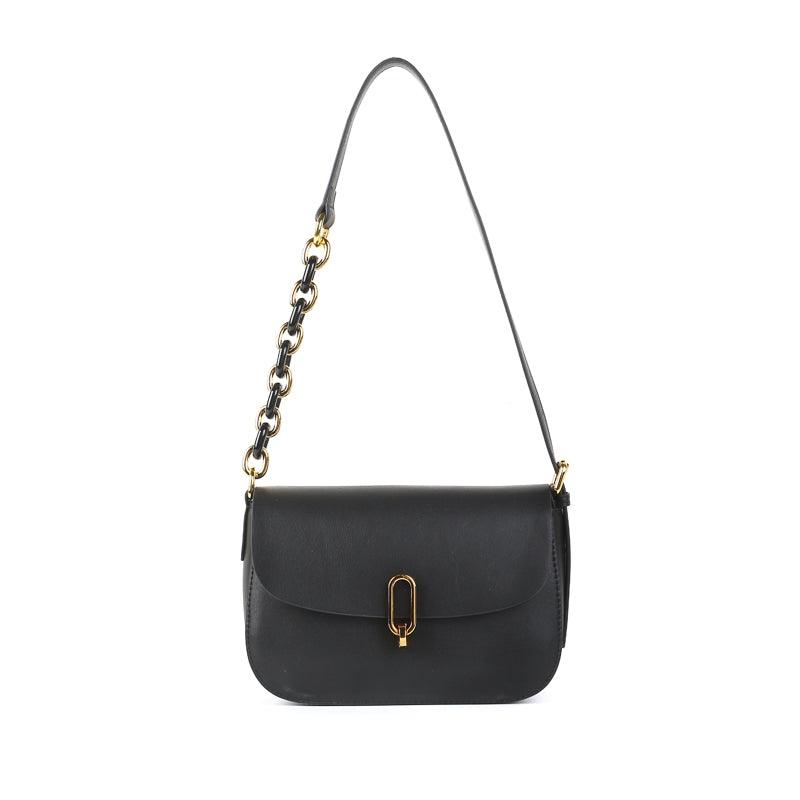 Luxury Retro Cowgirl Saddle Bag | Genuine Leather Brown Handbag