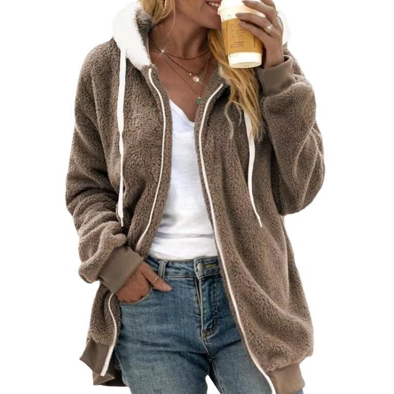 Plush Zipper Hooded Jacket | Warm, Cozy & Stylish for the Cowgirl Lifestyle