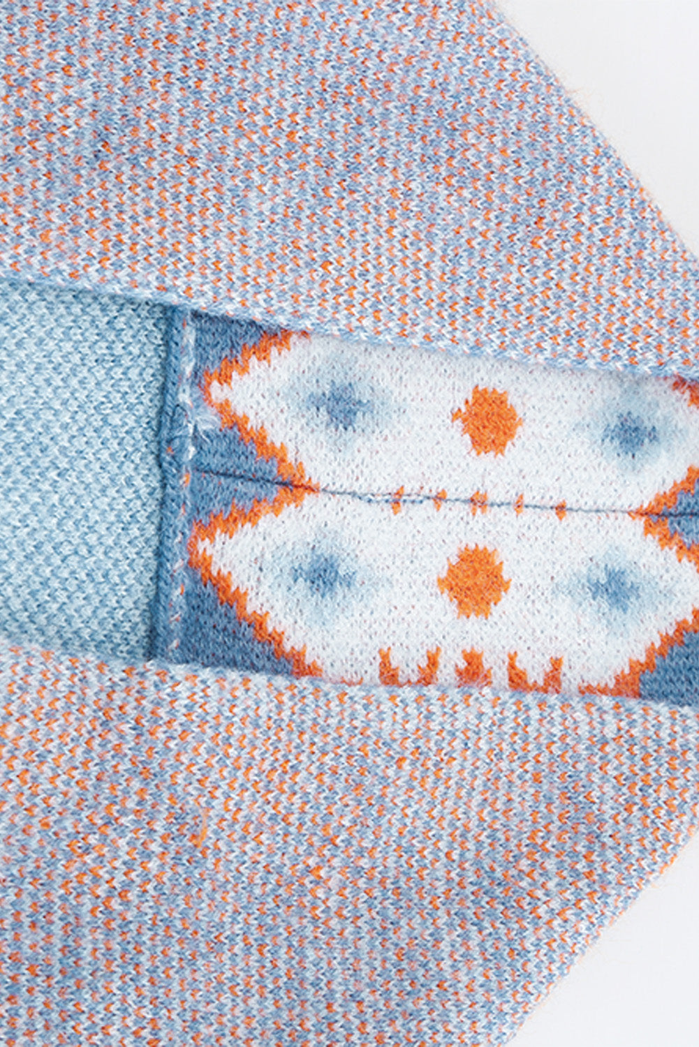 Geometric Print Knit Cardigan