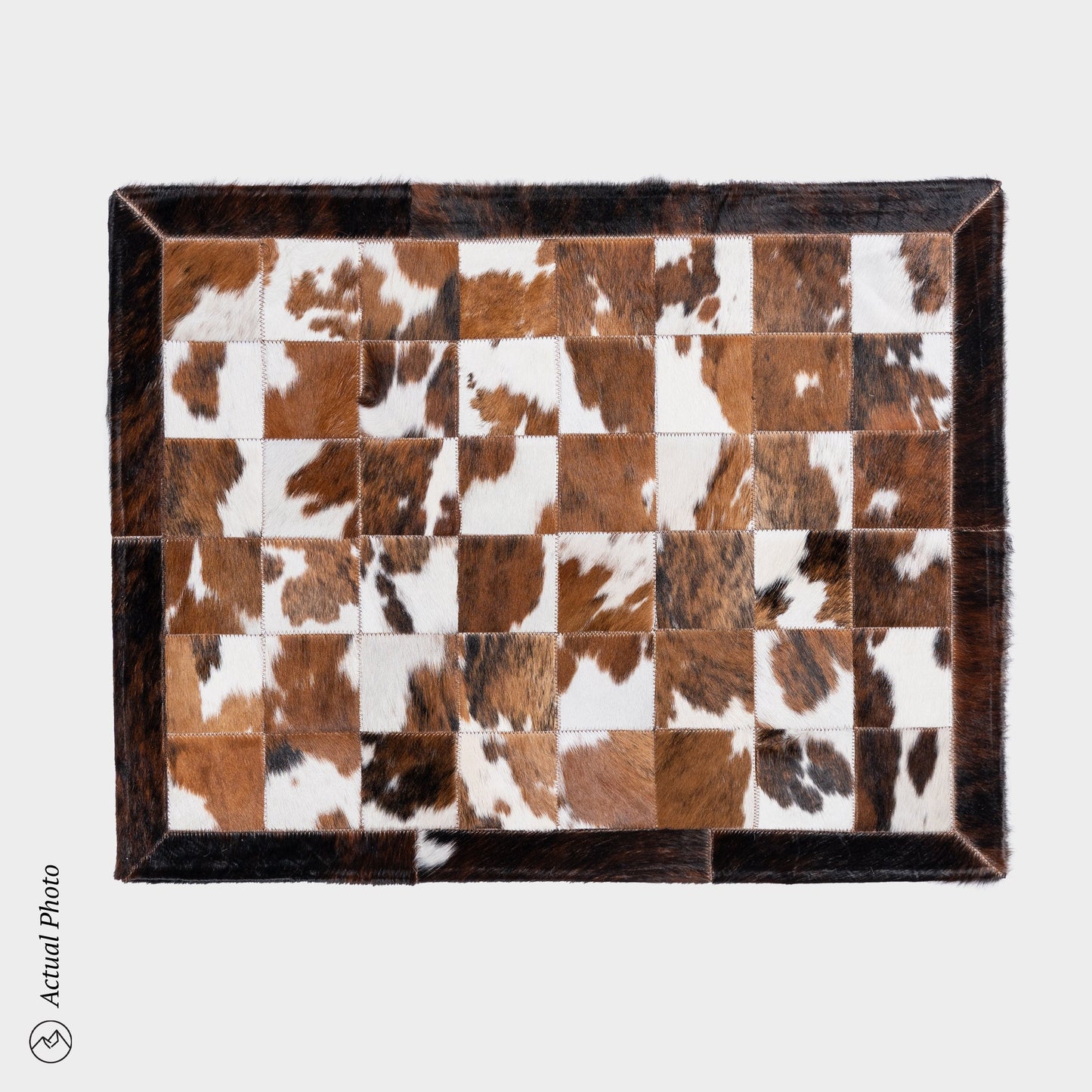 Cowhide Floor Mat Rug Size 3 x 2 Feet F-201