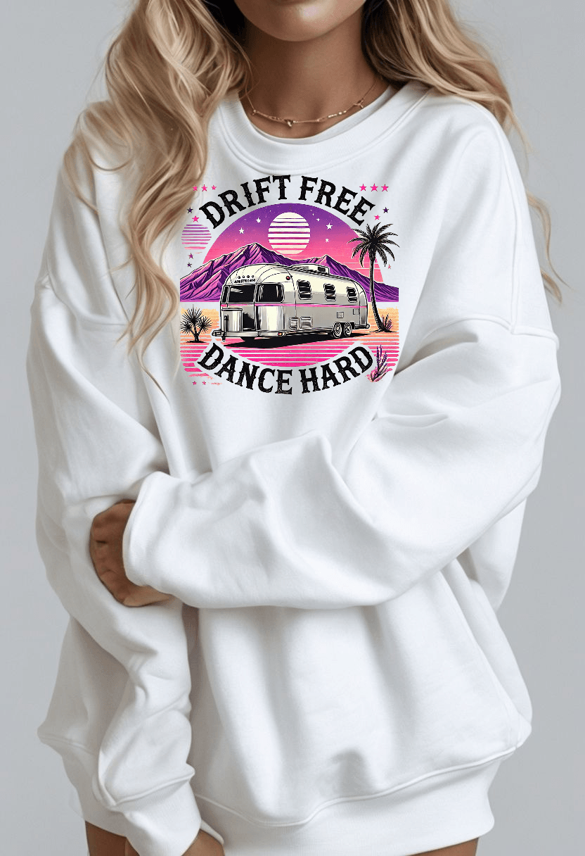 Drift Free, Dance Hard Women's Sweatshirt