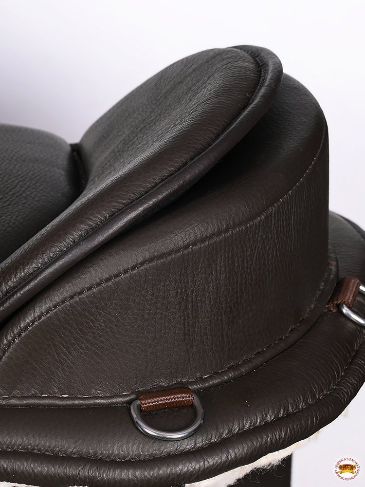 Horse English Treeless Saddle Hilason Endurance Trail Pleasure Leather