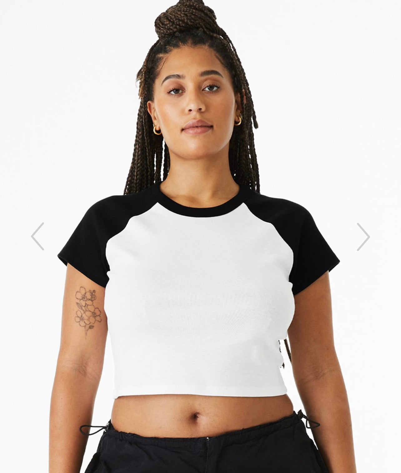 Wild Women Micro Rib Raglan Baby Tee