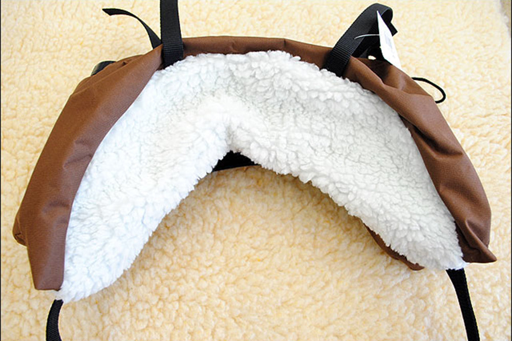 600D Cordura Outer Saddle Bags W/Bottle Brown Hilason