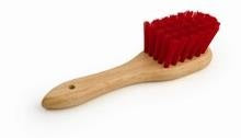 Legends Red Jr 9" Poly Bristle Tub Scrub Brush #EA2241