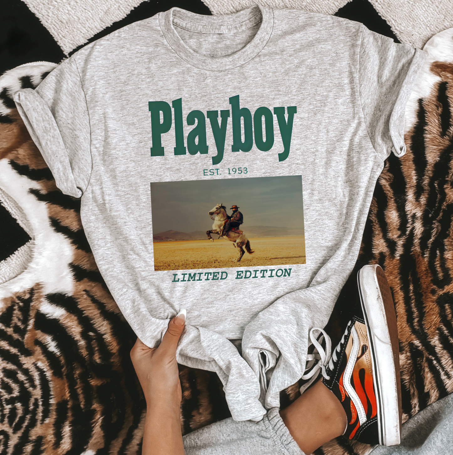 PlayCOWboy TEE or CREWNECK