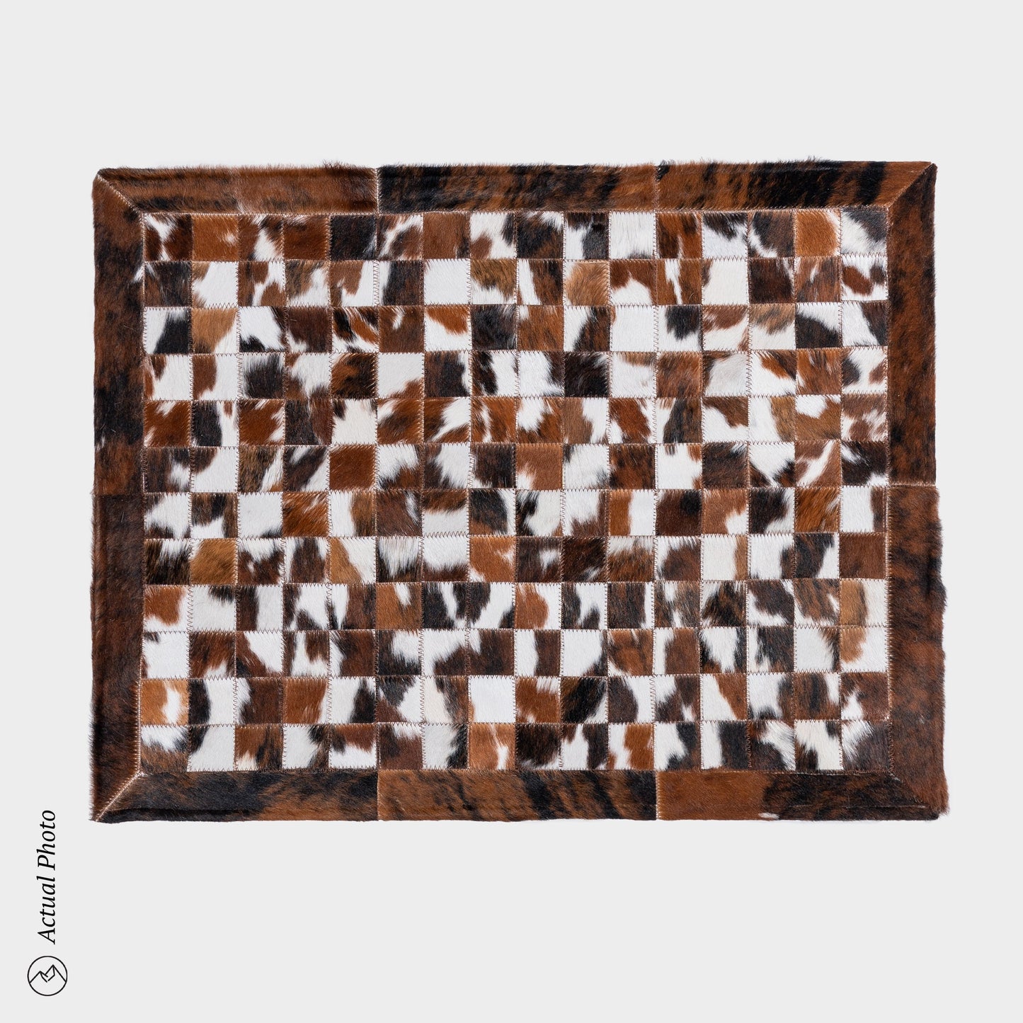 Cowhide Floor Mat Rug Size 3 x 2 Feet F-237