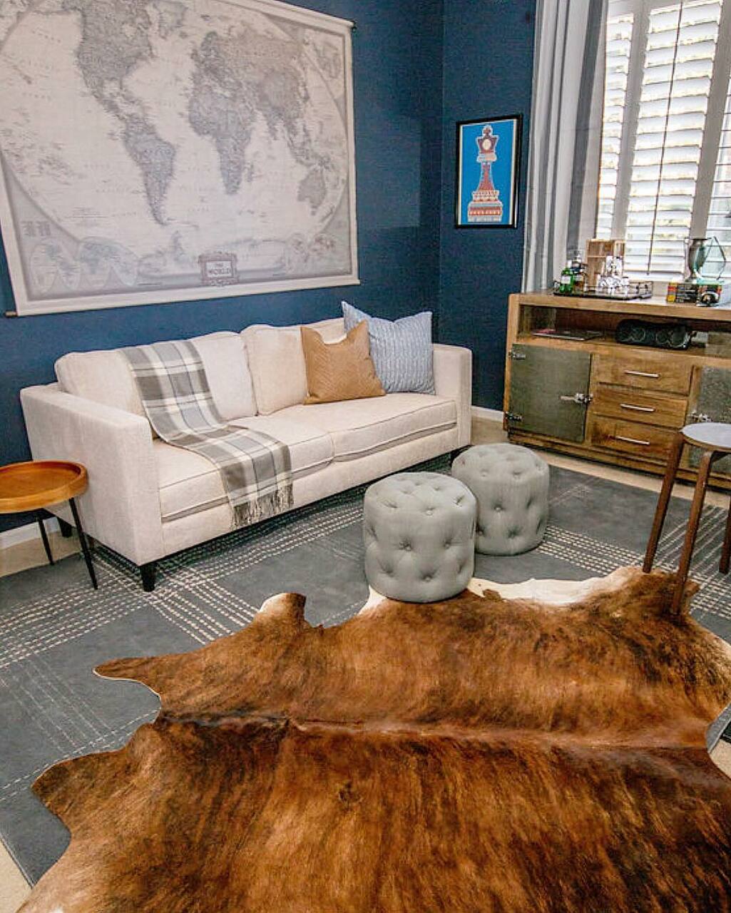 Brindle Brazilian Cowhide Rug: XL