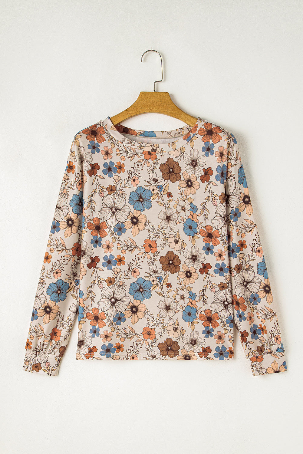 Floral Print Long Sleeve Top