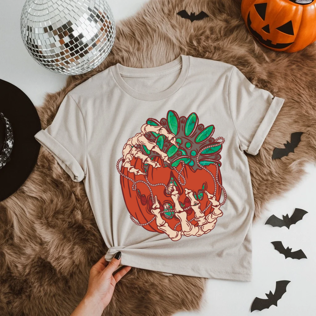 Skelly Pumpkin Tee
