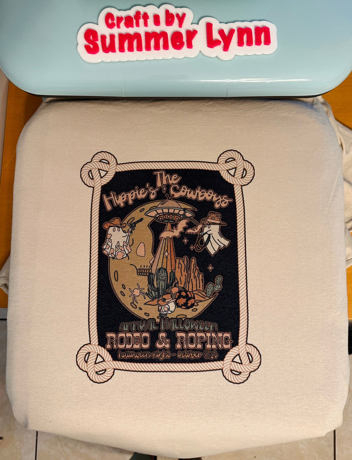 The hippies and cowboys spooky rodeo Top