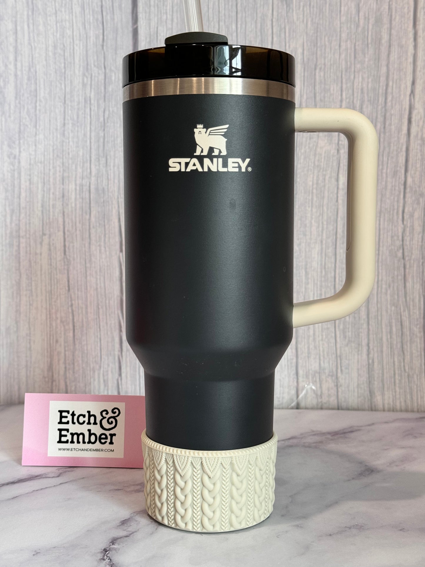 Macadamia Tan MACRAME Tumbler Boot -fits 20-40oz