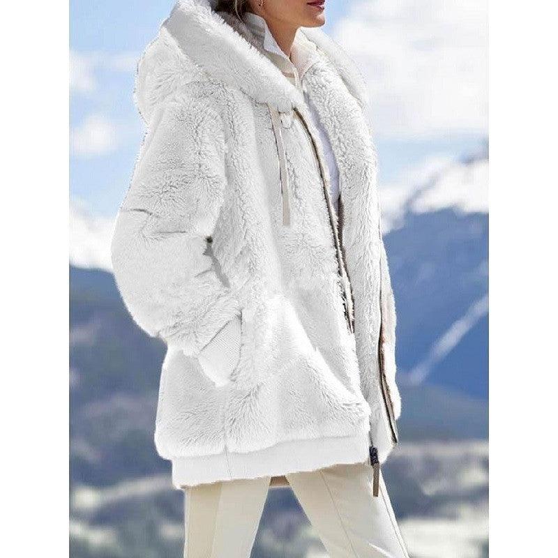Plush Zipper Hooded Jacket | Warm, Cozy & Stylish for the Cowgirl Lifestyle