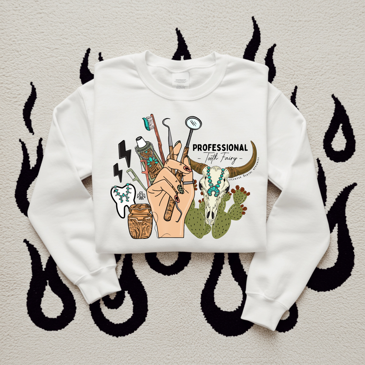 Western Dental Hygienist TEE, CREWNECK or QUARTER ZIP
